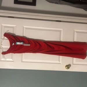 Petal & Pup Vibrant Red Maxi Dress